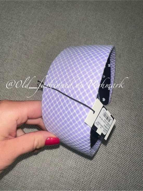 LELE SADOUGHI Brigitte Seersucker Headband - Cloudy Sky 400